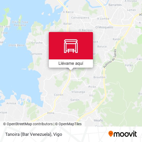 Mapa Tanoira (Bar Venezuela)