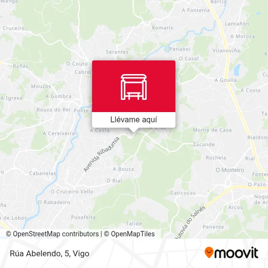 Mapa Rúa Abelendo, 5