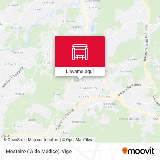 Mapa Mosteiro ( A do Médico)