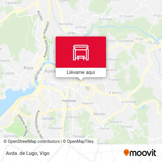 Mapa Avda. de Lugo