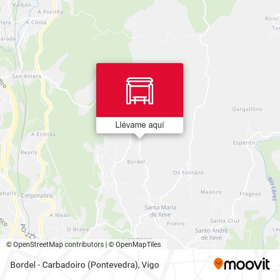 Mapa Bordel - Carbadoiro (Pontevedra)