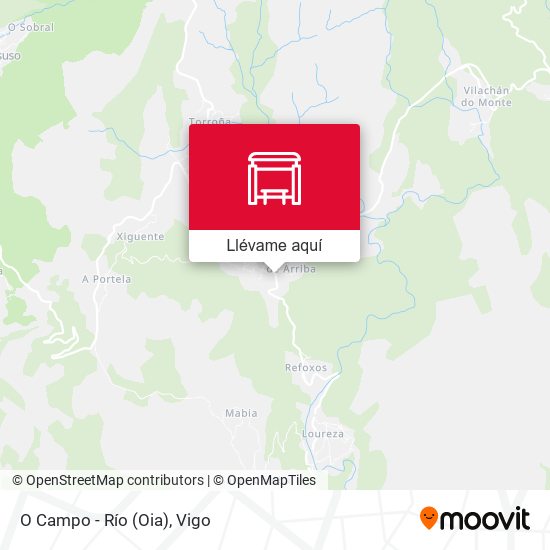 Mapa O Campo - Río (Oia)