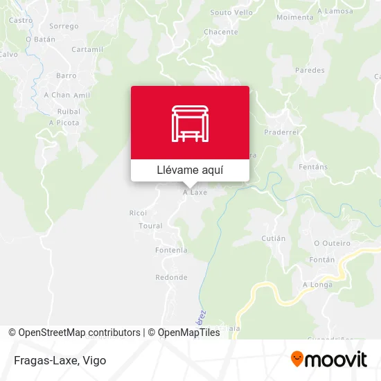 Mapa Fragas-Laxe
