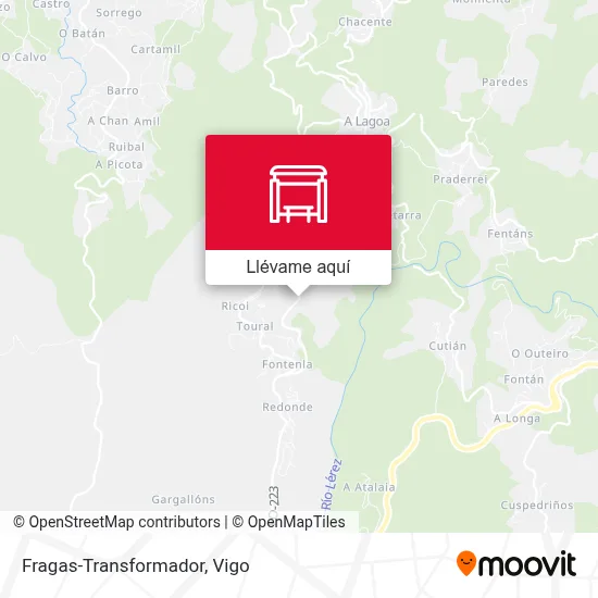 Mapa Fragas-Transformador