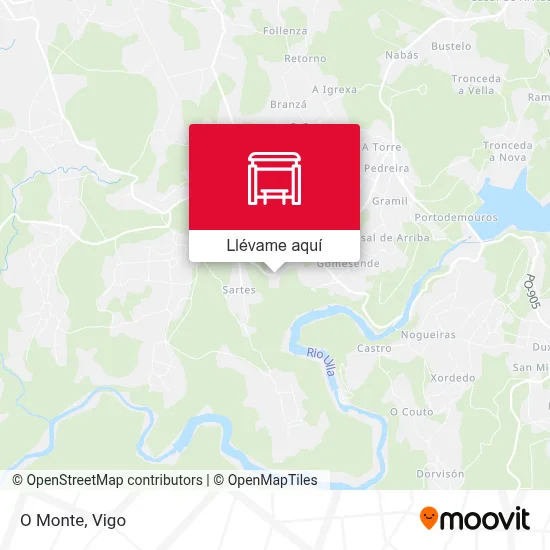 Mapa O Monte