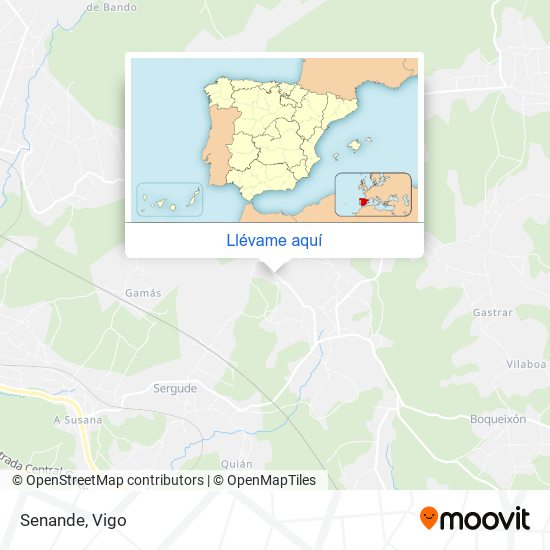 Mapa Senande