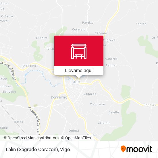 Mapa Lalín (Sagrado Corazón)