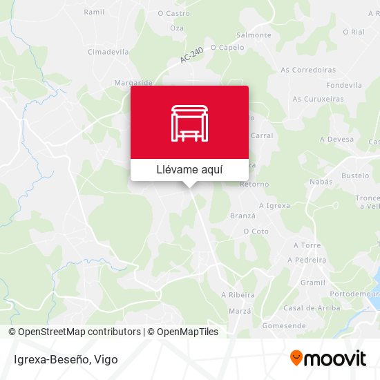 Mapa Igrexa-Beseño