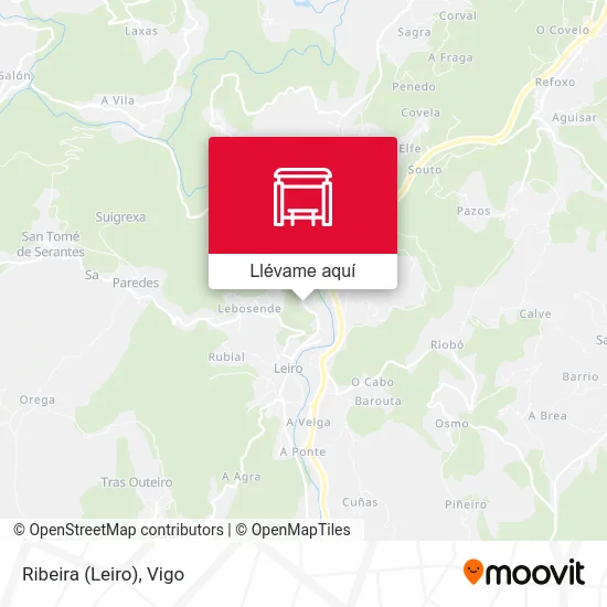 Mapa Ribeira (Leiro)