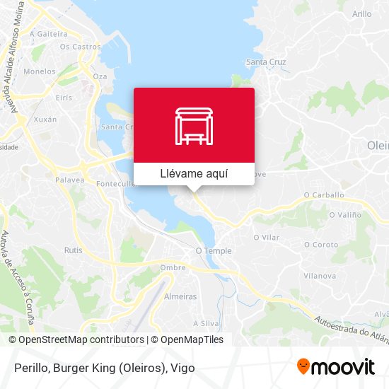 Mapa Perillo, Burger King (Oleiros)