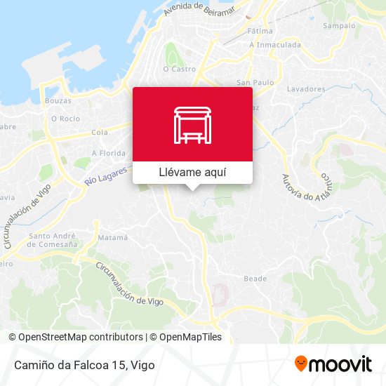 Mapa Camiño da Falcoa 15