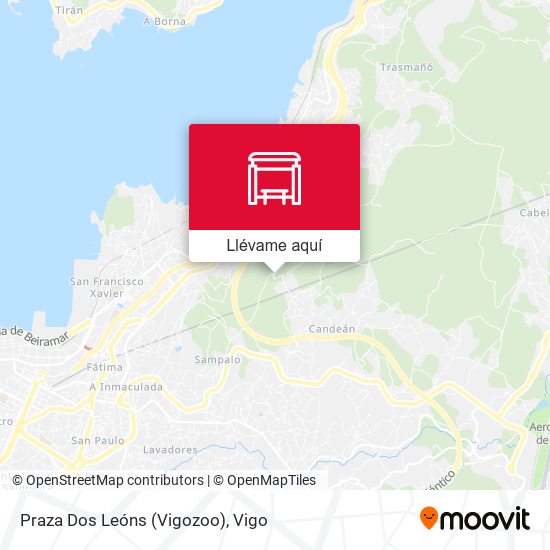 Mapa Praza Dos Leóns (Vigozoo)