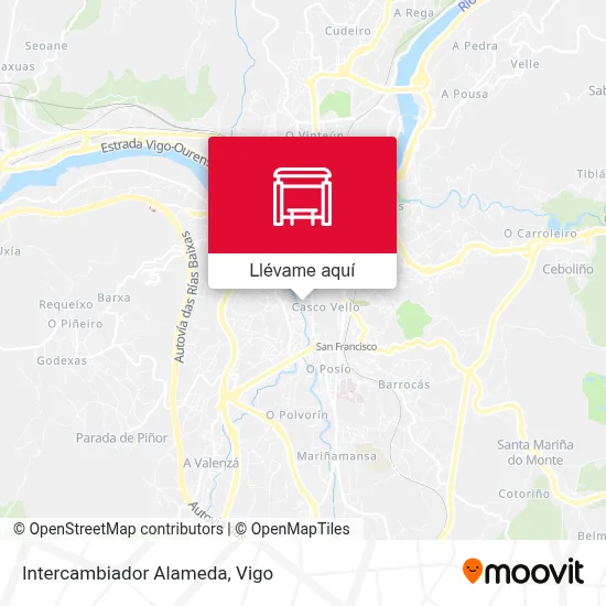 Mapa Intercambiador Alameda