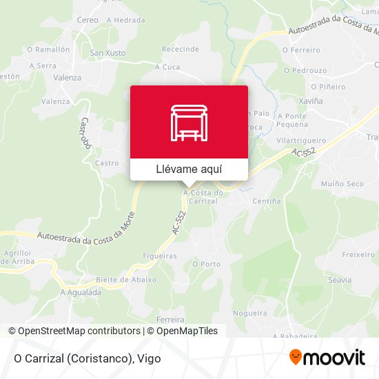 Mapa O Carrizal (Coristanco)