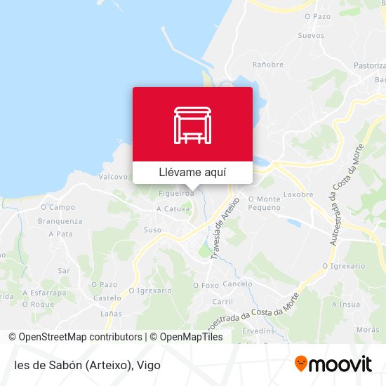 Mapa Ies de Sabón (Arteixo)