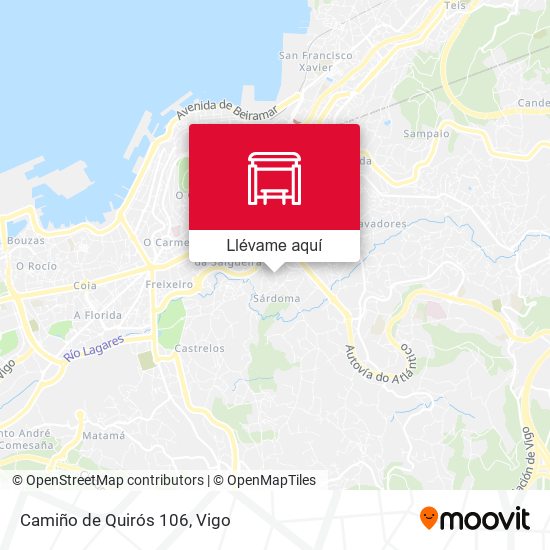 Mapa Camiño de Quirós 106