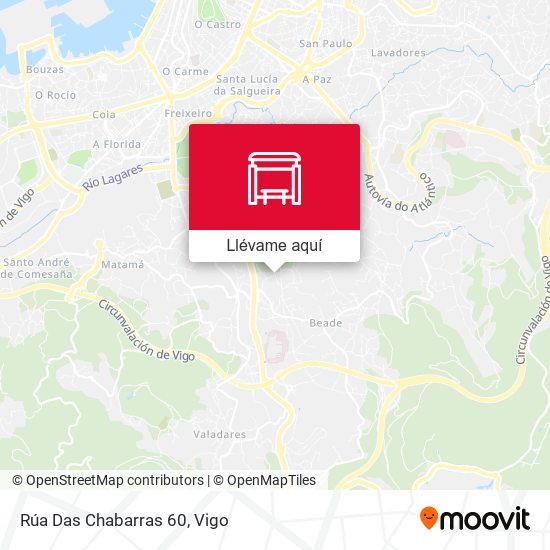 Mapa Rúa Das Chabarras 60