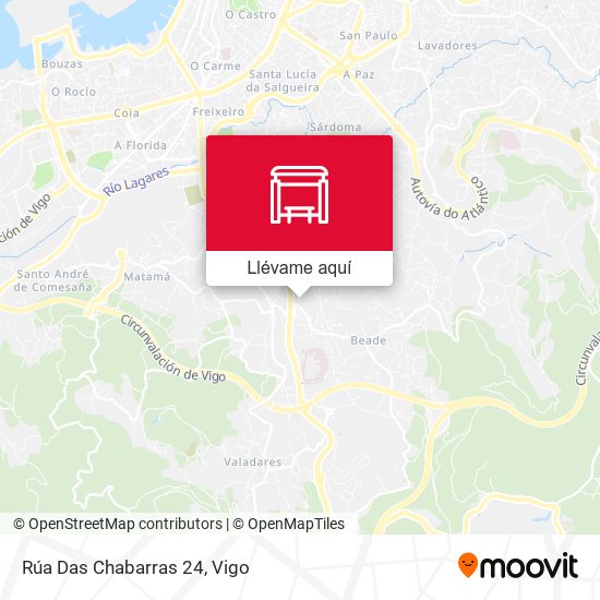 Mapa Rúa Das Chabarras 24