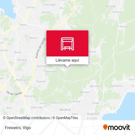 Mapa Freixeiro