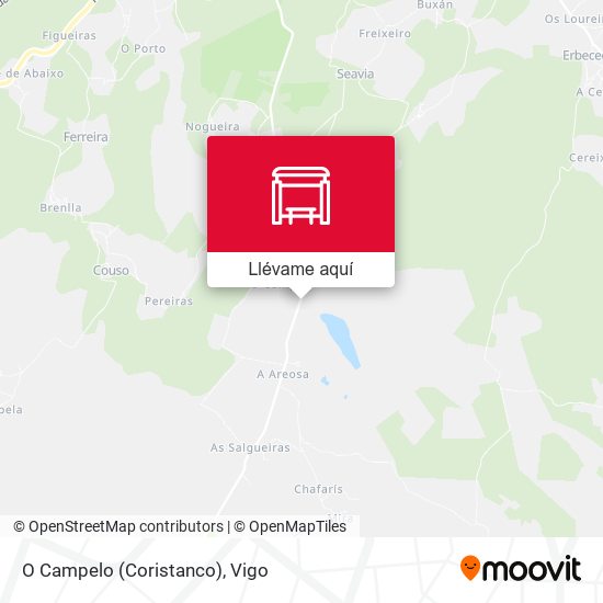 Mapa O Campelo (Coristanco)