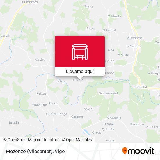 Mapa Mezonzo (Vilasantar)