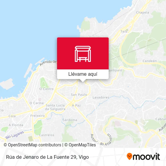 Mapa Rúa de Jenaro de La Fuente 29