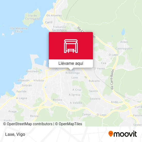 Mapa Laxe