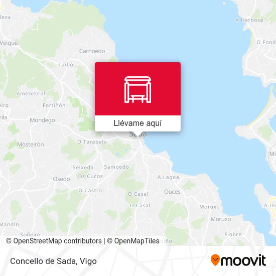Mapa Concello de Sada