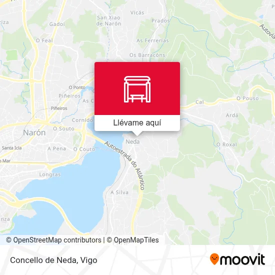 Mapa Concello de Neda