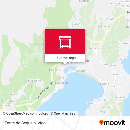 Mapa Fonte do Sequelo