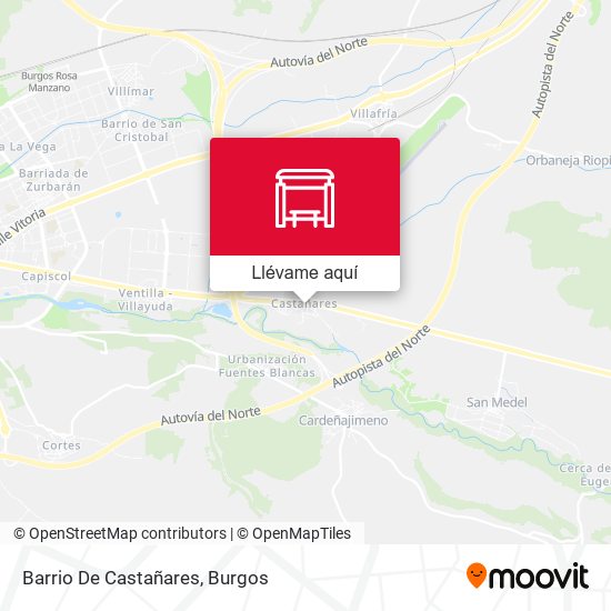 Mapa Barrio De Castañares