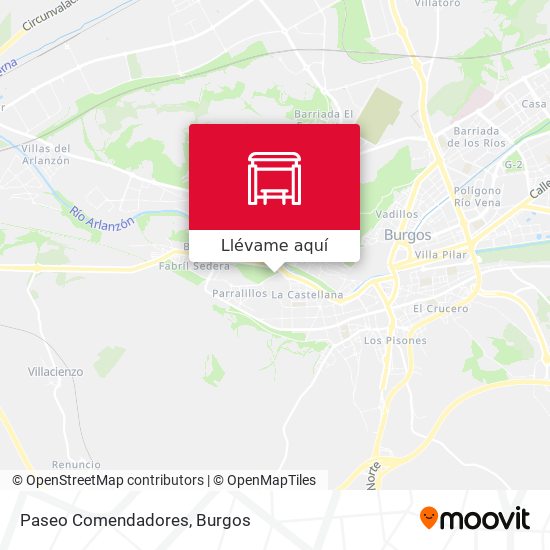 Mapa Paseo Comendadores