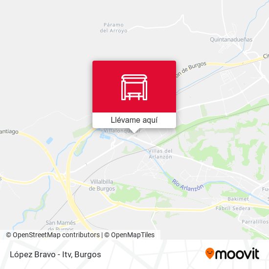 Mapa López Bravo - Itv