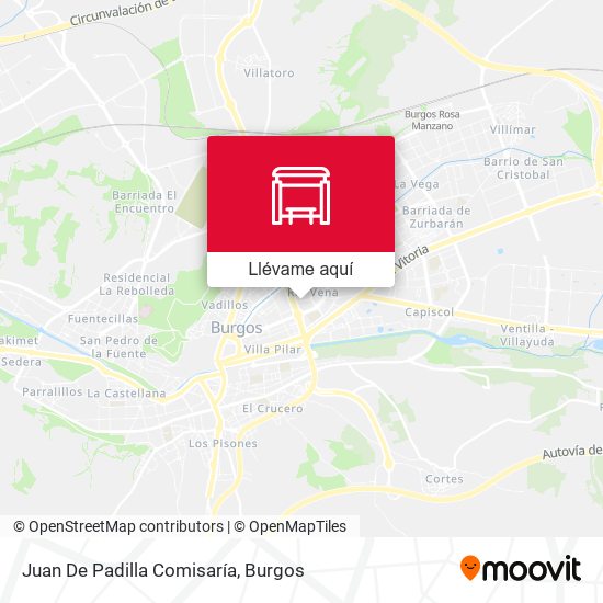 Mapa Juan De Padilla  Comisaría