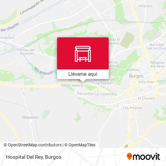 Mapa Hospital Del Rey