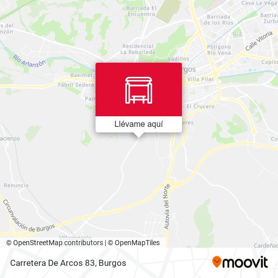 Mapa Carretera De Arcos 83