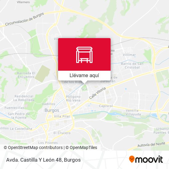 Mapa Avda. Castilla Y León 48