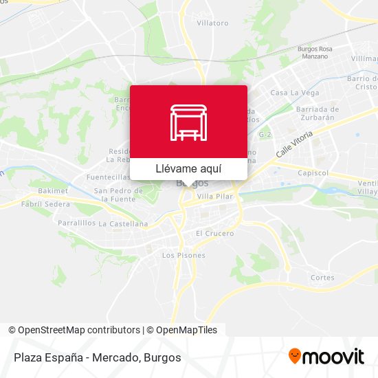 Mapa Plaza España - Mercado
