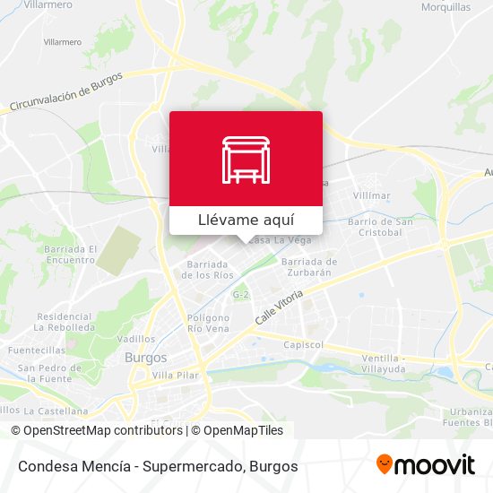 Mapa Condesa Mencía - Supermercado