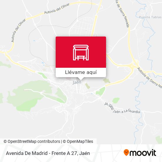 Mapa Avenida De Madrid - Frente A 27