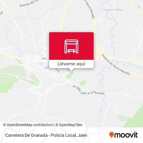 Mapa Carretera De Granada - Policía Local
