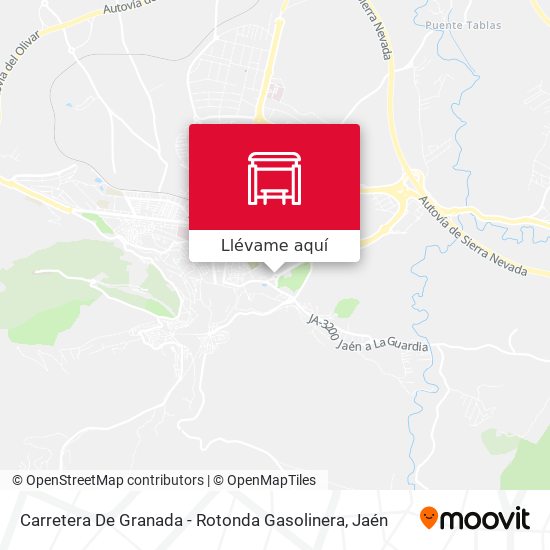 Mapa Carretera De Granada - Rotonda Gasolinera