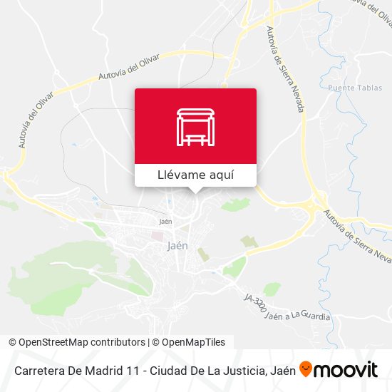Mapa Carretera De Madrid 11 - Ciudad De La Justicia