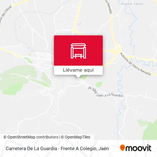 Mapa Carretera De La Guardia - Frente A Colegio