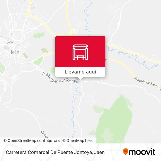 Mapa Carretera Comarcal De Puente Jontoya