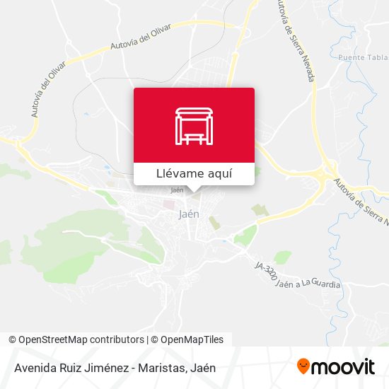 Mapa Avenida Ruiz Jiménez - Maristas