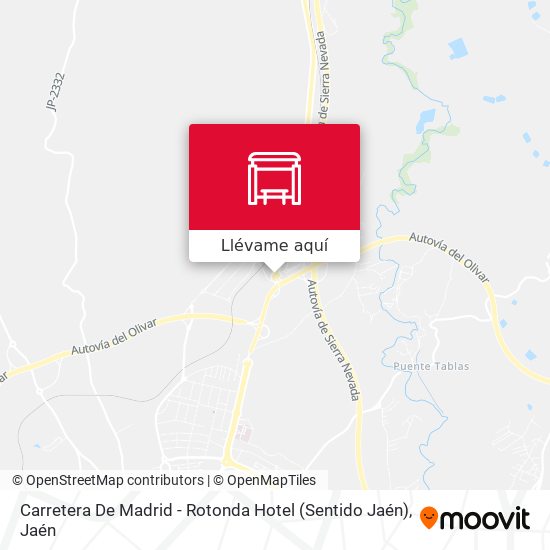 Mapa Carretera De Madrid - Rotonda Hotel (Sentido Jaén)