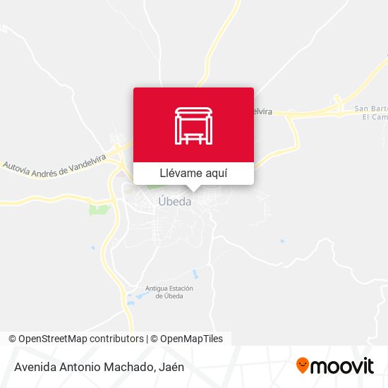 Mapa Avenida Antonio Machado