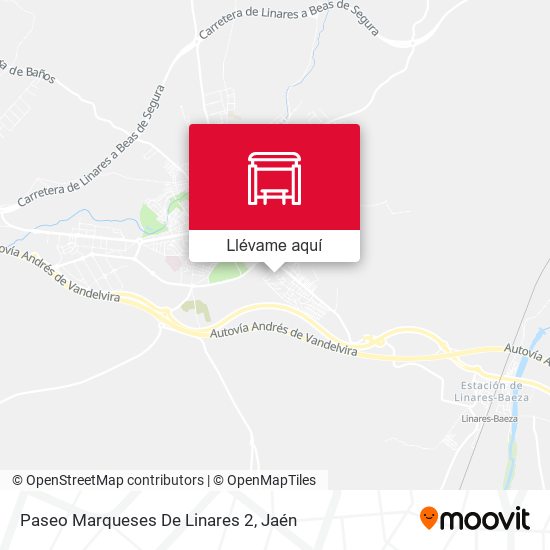 Mapa Paseo Marqueses De Linares 2