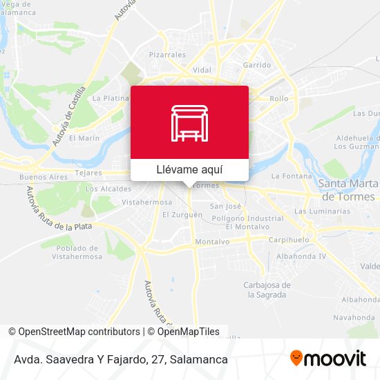 Mapa Avda. Saavedra Y Fajardo, 27